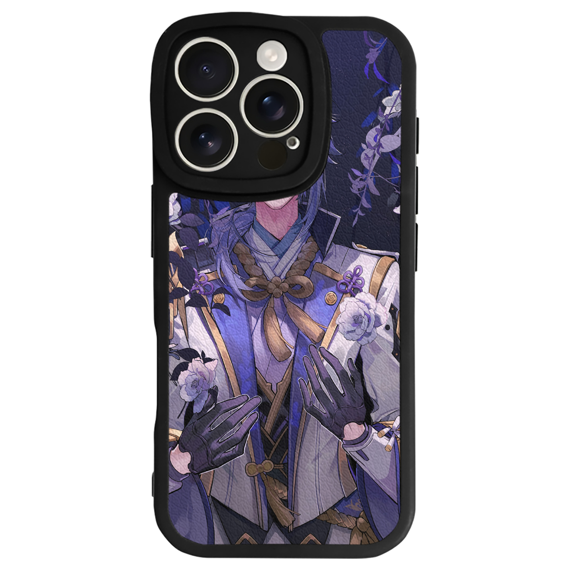 げんし神 genshin 【iPhone 16シリーズ対応】シリコンスマホケース（レザー調） 材質：シリコン